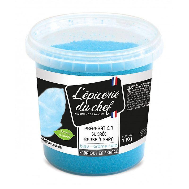 L'épicerie du chef Sweet preparation for cotton candy 1 kg - Blue