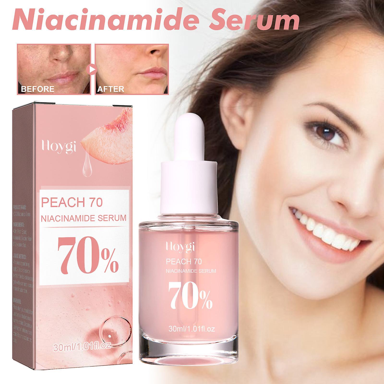 Kakanwo Peach Niacinamide Serum 30Ml  Brightening Hydrating Face Serum Hyperpigmentation Reducing Melanine Daily Clean Beauty 30Ml Pink Free Size