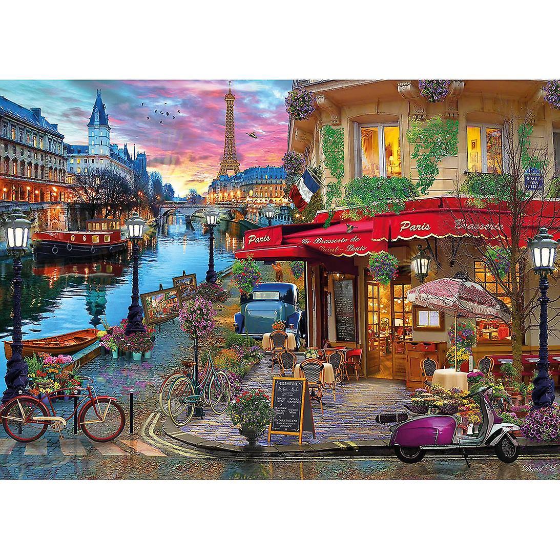 Gibsons Games Gibsons Sunset on the Seine Jigsaw Puzzle (500 XL Pieces) 500 Pieces