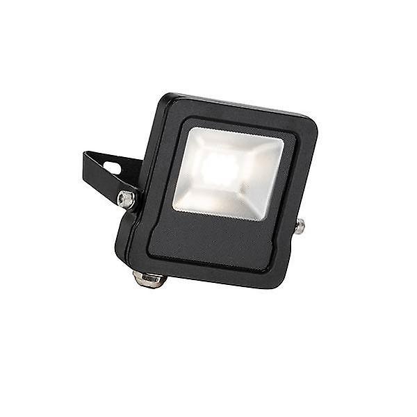 Saxby Lighting Surge Integrated LED Outdoor Wall Flood Light Matt Black, Glass IP65