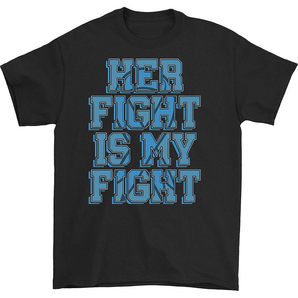 HISHARK Her Fight is My Fight T-shirt Black L