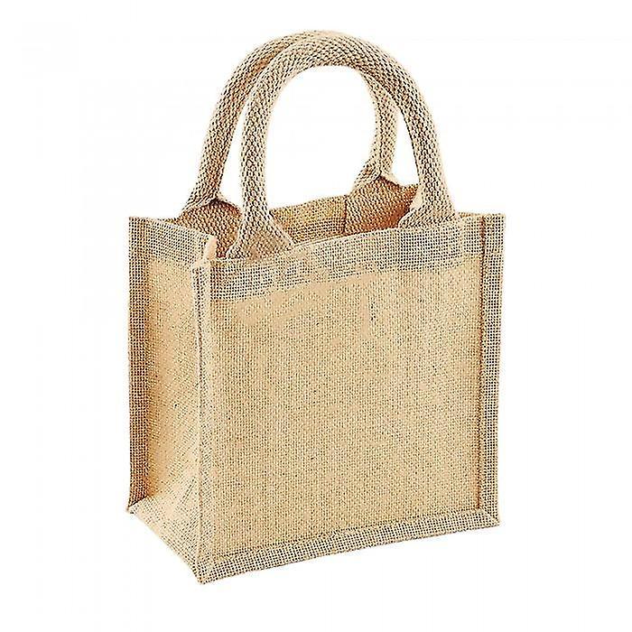 Westford Mill Jute Petite Gift Bag (4L) Natural One Size