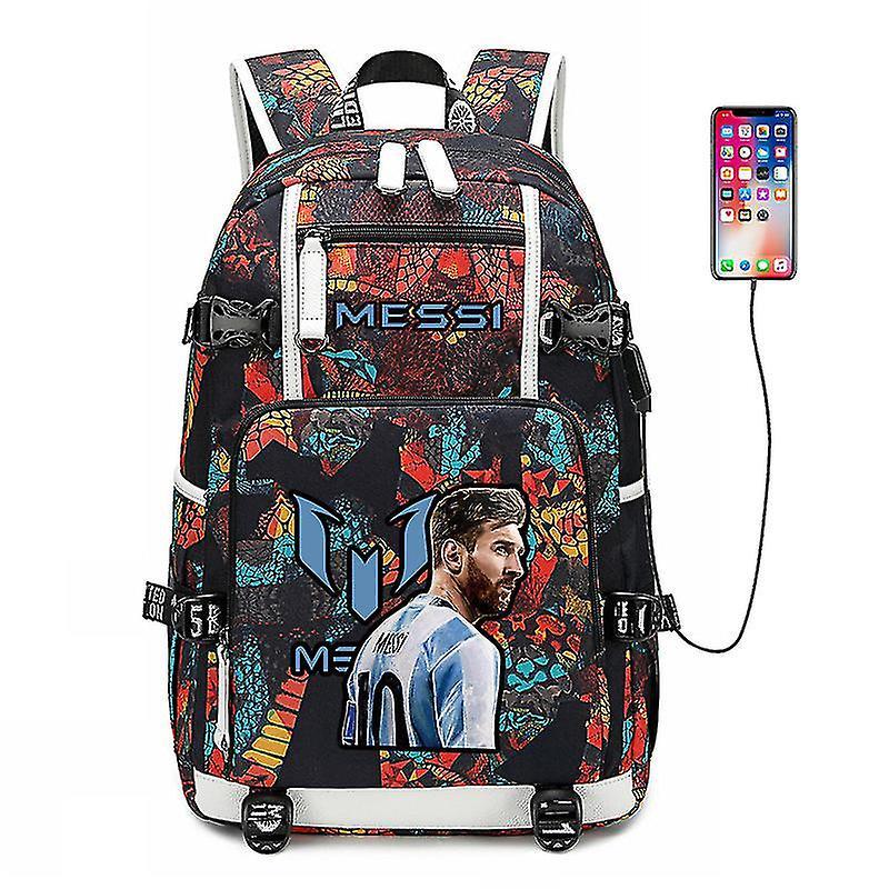 DUqi Lionel Messi Peripheral Football School Bag Shoulder Bag High Quality Style 1