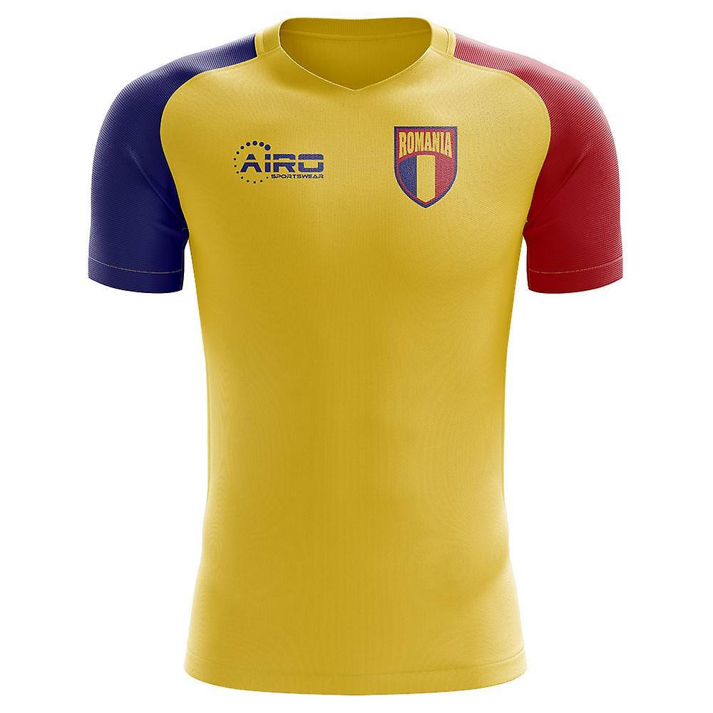 Airo Sportswear 2024-2025 Romania Home Concept Football Shirt Yellow XL