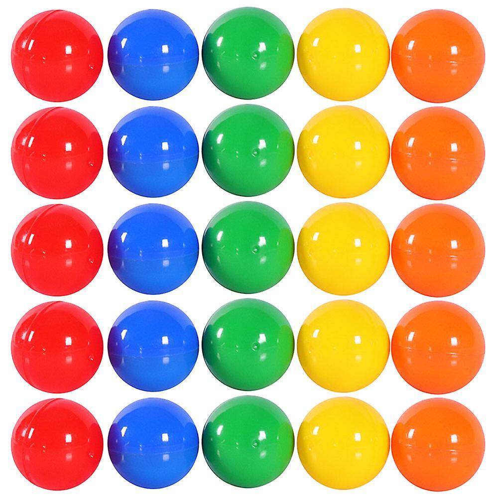 Tinksky 50Pcs Lottery Balls Colored Raffle Balls Openable Raffle Balls Small Lottery Balls Table Game Balls