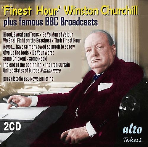 Alto Winston Churchill / Bbc Bulletins - Finest Hour Winston Churchill's Greatest Speeches  [COMPACT DISCS] USA import