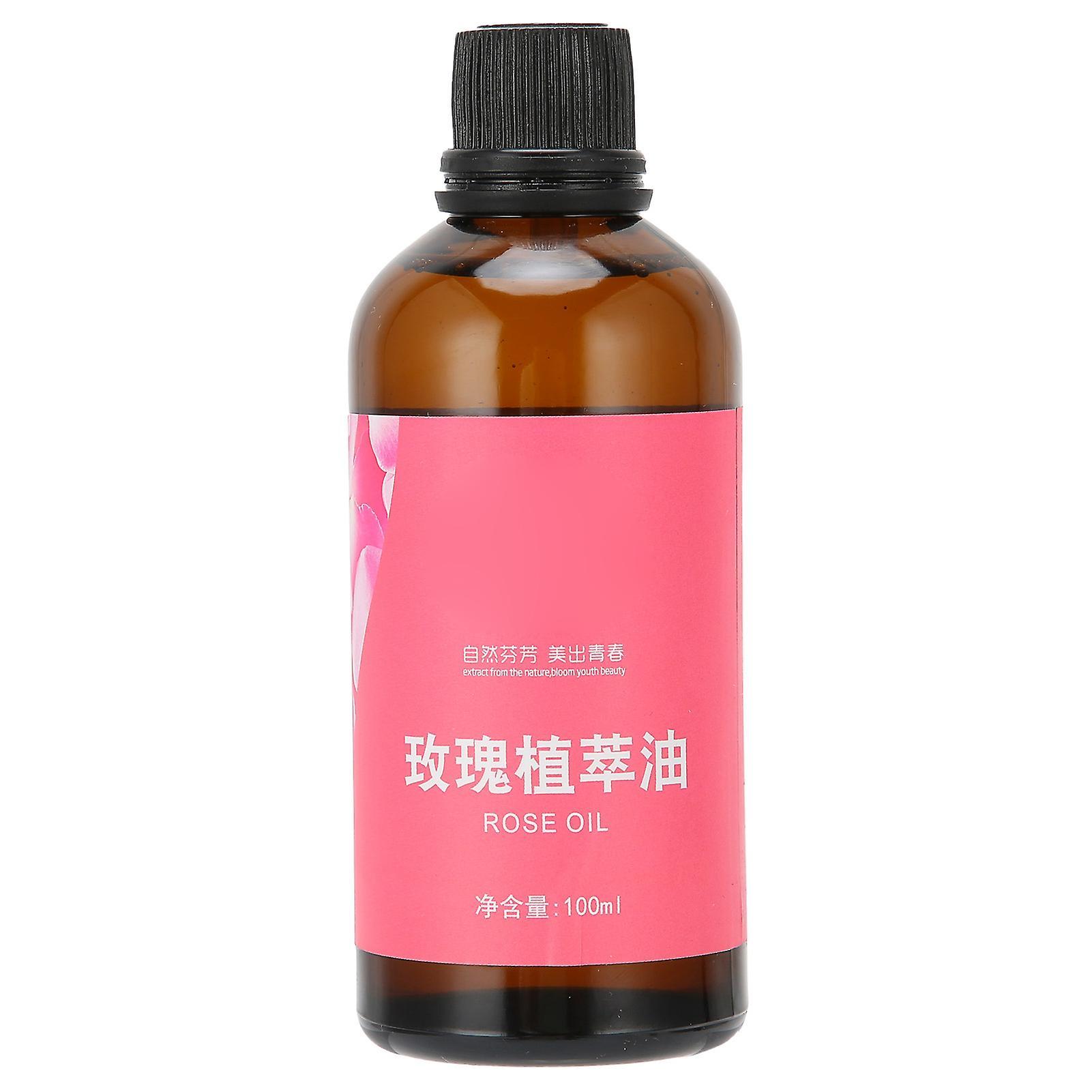 Rose Essential Oil 100ML Rose Extract Essential Oil - Skin Care Face Moisturizing & Body Massage