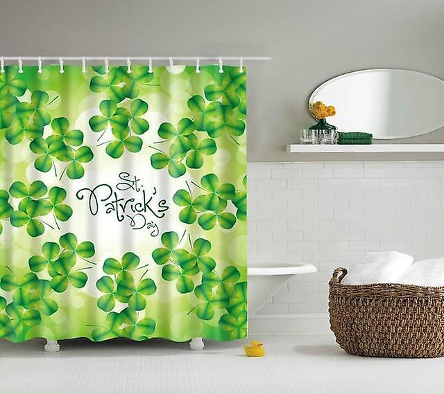 Slowmoose Waterproof Polyester Fabric 3d Forest Style Bath Curtain For Bathroom N 180x180cm