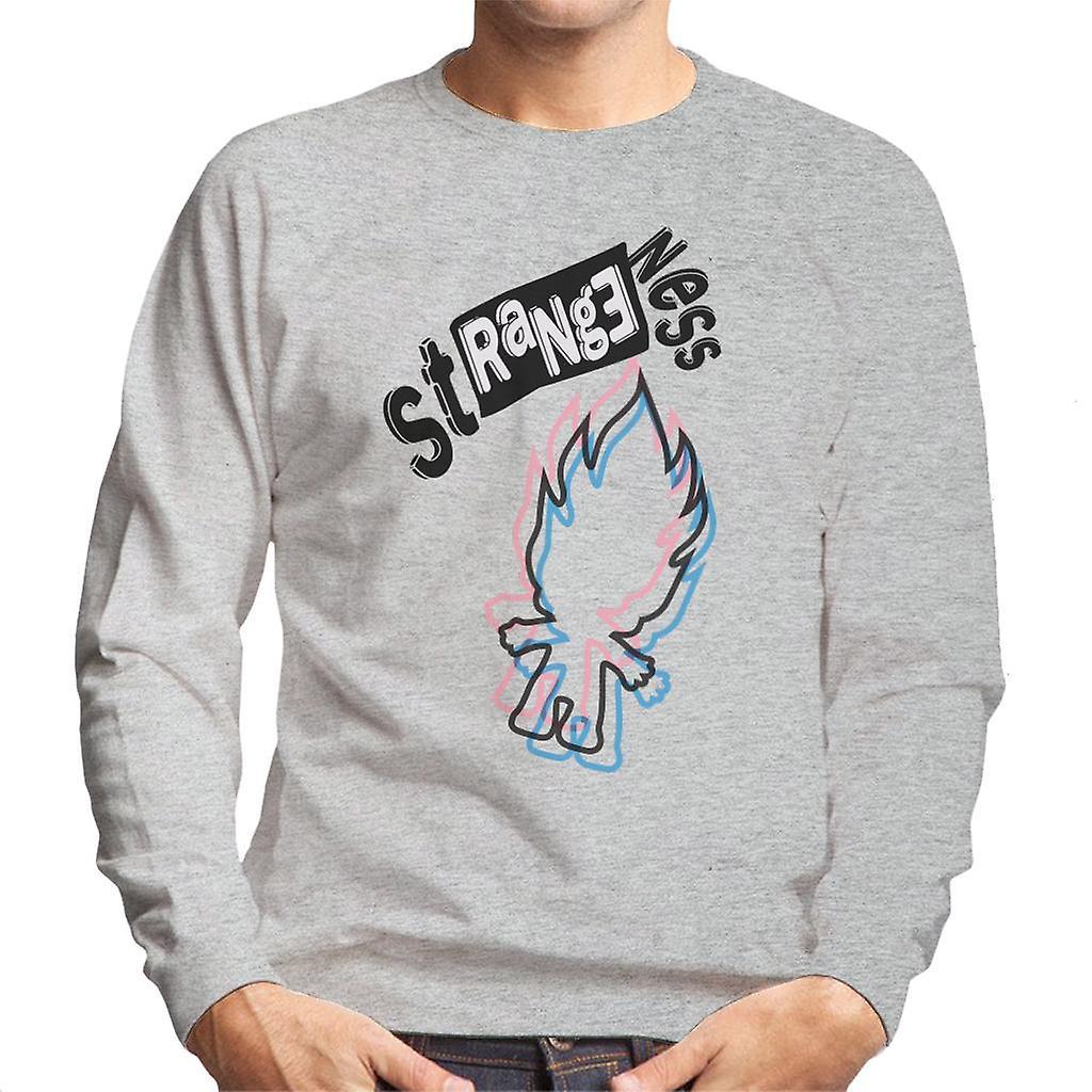 Trolls Silhouette Strangeness Men's Sweatshirt Heather Grey Small