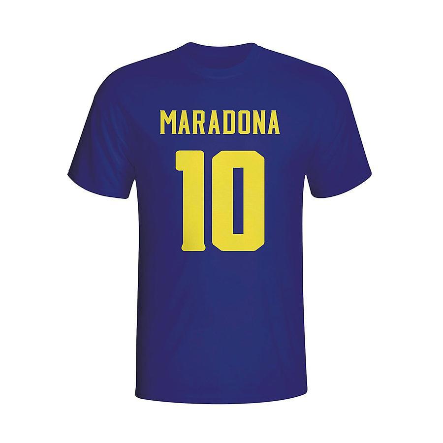 Gildan Diego Maradona Boca Juniors Hero T-shirt (navy) LW