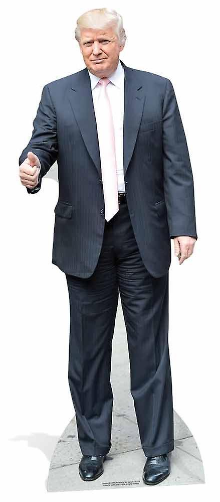 Celebrity Cutouts Donald Trump Pink Tie USA President Lifesize Cardboard Cutout / Standee