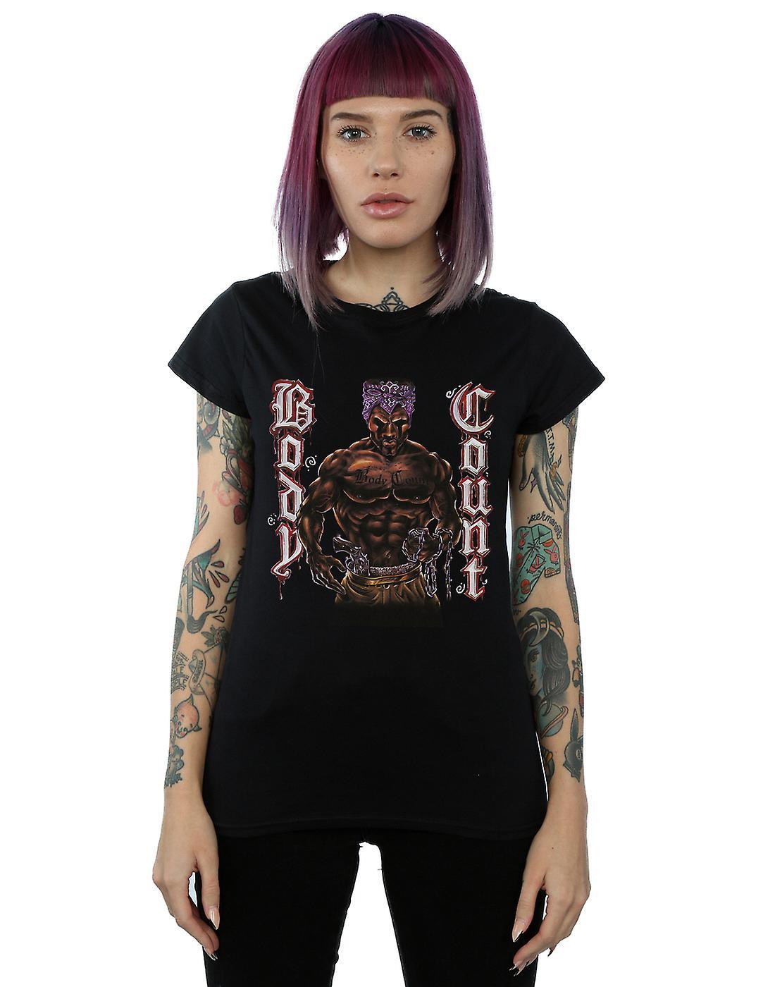 Absolute Cult Body Count Women's 1992 Cover T-Shirt Black Small