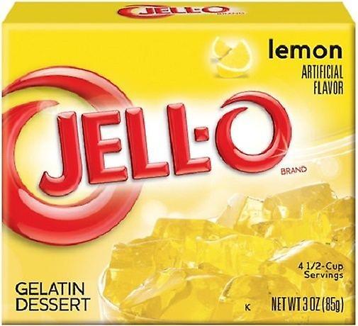 Jell-O Lemon Instant Jello Gelatin Mix