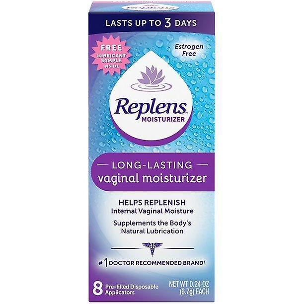 Replens Long-lasting Vaginal Moisturizer, 8ct With Single-use Applicator