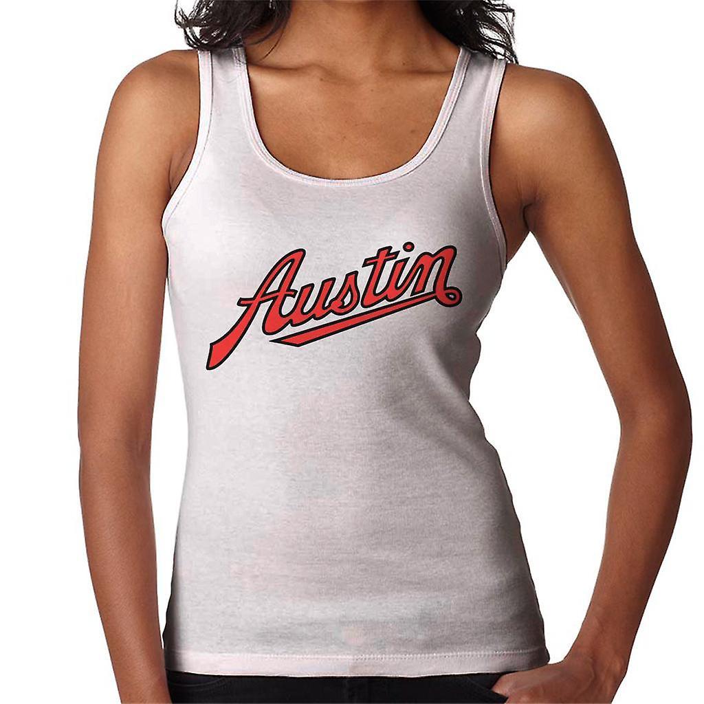 Austin Logo British Motor Heritage Women's Vest White XX-Large