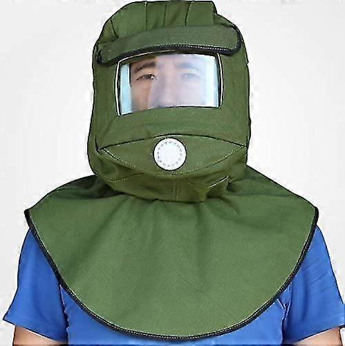 Zhenv Sand Blasting Hood Cap Anti Wind/sandblaster Tools Dust Protective Face Mask