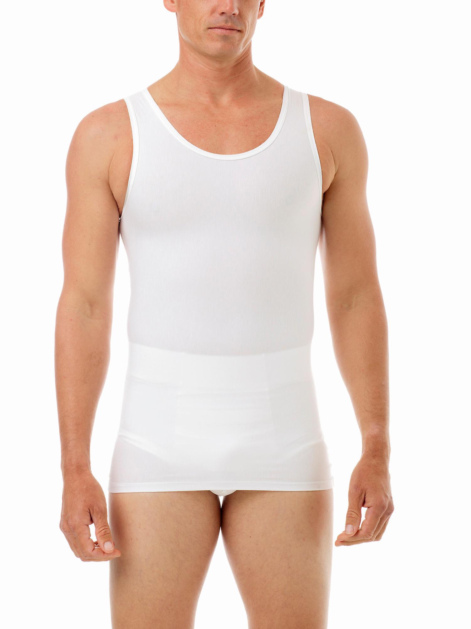 Underworks Manshape Gynecomastia Tank - 982 White 2X