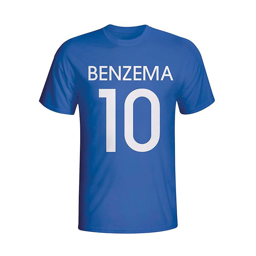 Gildan Karim Benzema France Hero T-shirt (blue) - Kids XLB (12-13 Years)