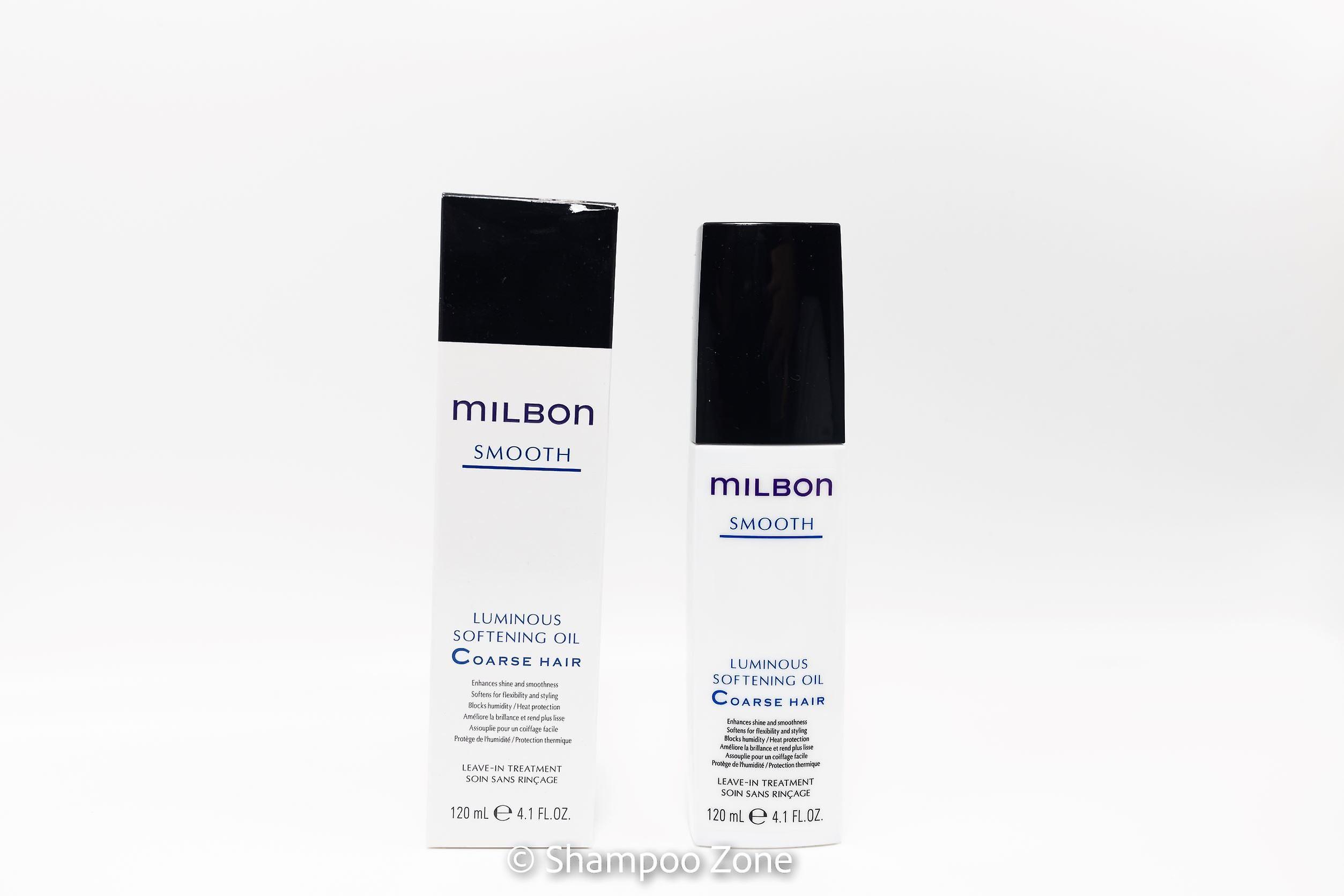 Milbon Smooth Luminous Softening  Oil 4.1 Oz For Coarse Hair