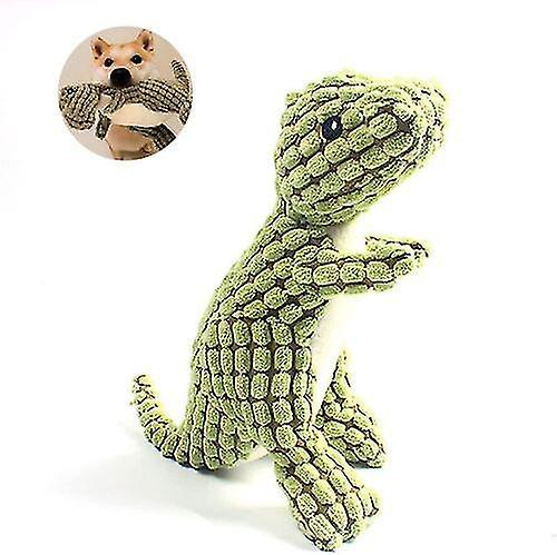 Ofocase Indestructible Robust Dino, Interactive Dog Toys, Squeaky Dog Toys For Aggressive Chewers green 1pcs