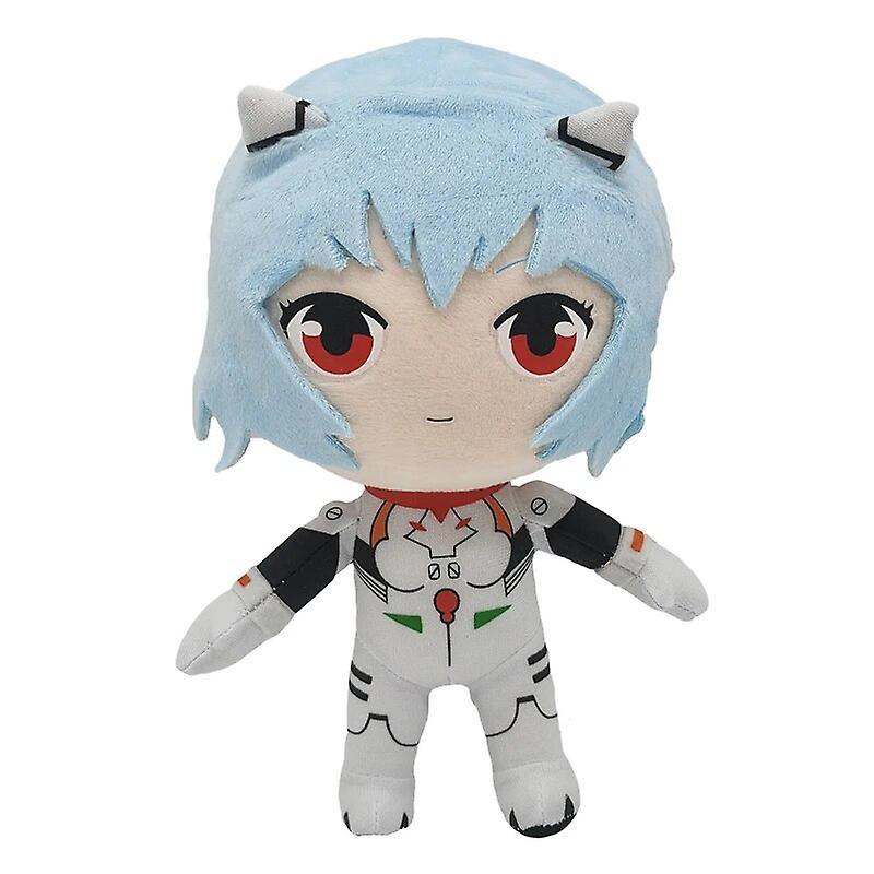 Begleri 25cm Ayanami Rei Plush Toy Doll Cartoon Anime Plush Toy Kawaii Evangelion Plush Doll Eva Soft Stuffed Room Decor Kid Xmas Gifts A