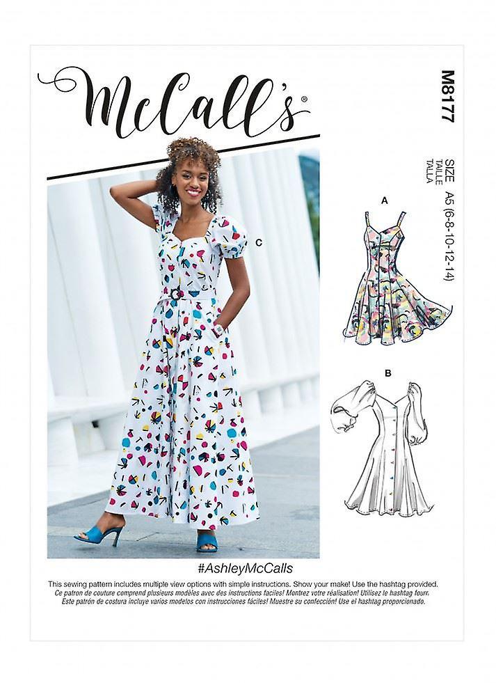 McCalls Sewing Pattern 8177 Women F5 (16-18-20-22-24)