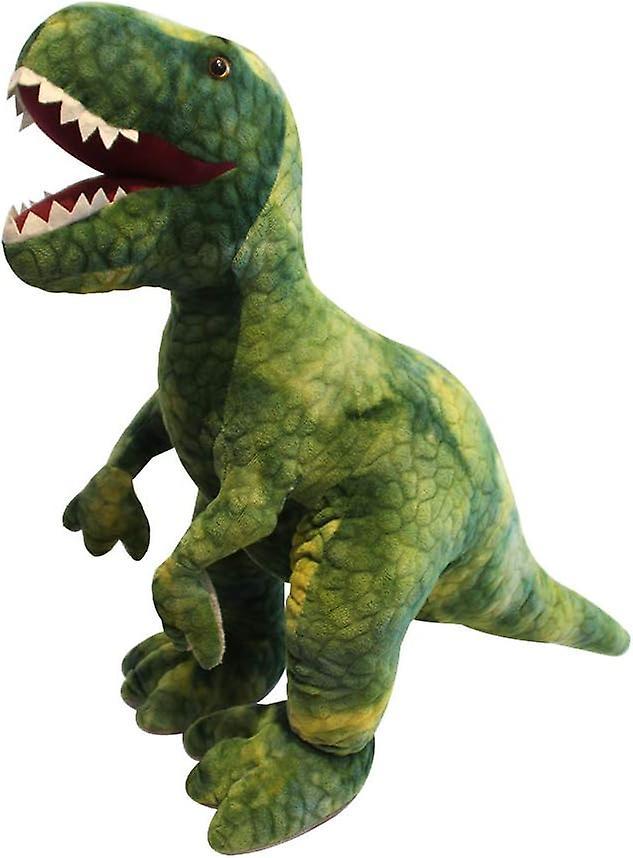 Baiccf Stuffed Dinosaur Plush Giant T-rex Toy - 23.6" Lifelike Stuffed Tyrannosaurus Animal For Boys Kids, Green