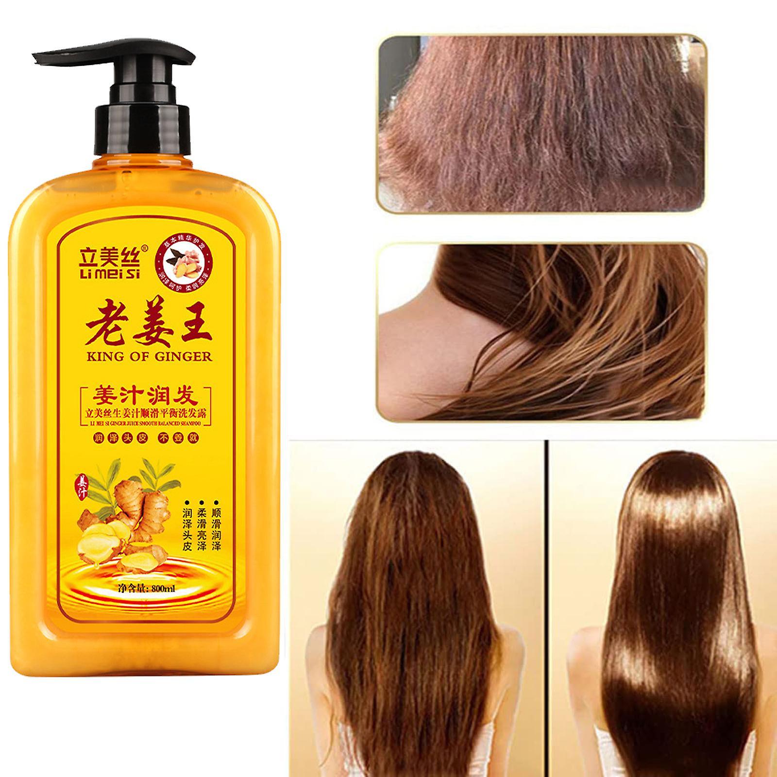 Baodan Ginger Hair Regrowth Shampoo Ginger Shampoo For Hair Growth -Hair Loss Hair Shampoo Conditioner