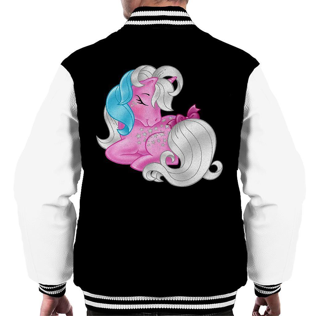 My Little Pony Stars Cutie Mark Men's Varsity Jacket Black/White Medium