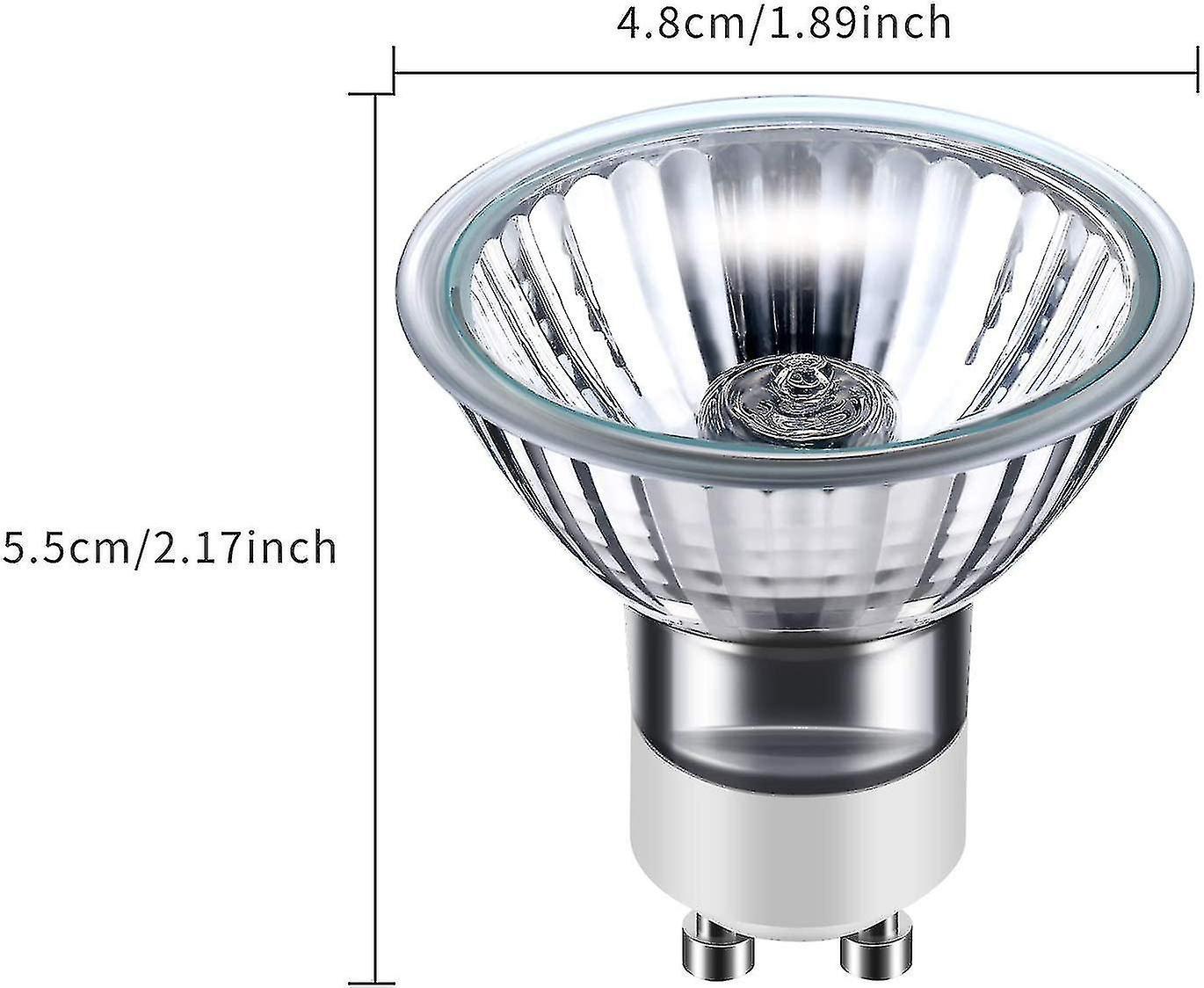 25w Replacement Bulb For Candle Warmer, Gu10 + C 120 V 25 W (4 Packs)