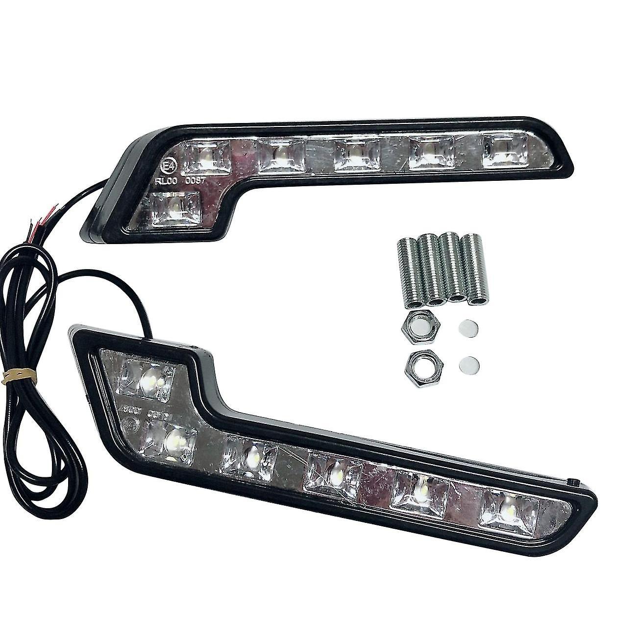 Guangzhou Yunlong Trading Co., 2x 12v Super Bright Drl Led Daytime Running Lights For Auto Waterproof Led Driving Lights Fog