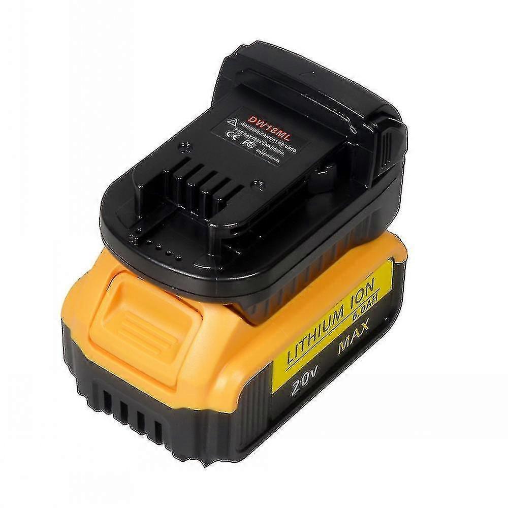 Seenlin Dewalt Dcb200/dcb180/dcd740 18v/20v Lithium Battery Converter To Milwaukee 18v Lithium-ion Batteries M18/c18b/li18 Power