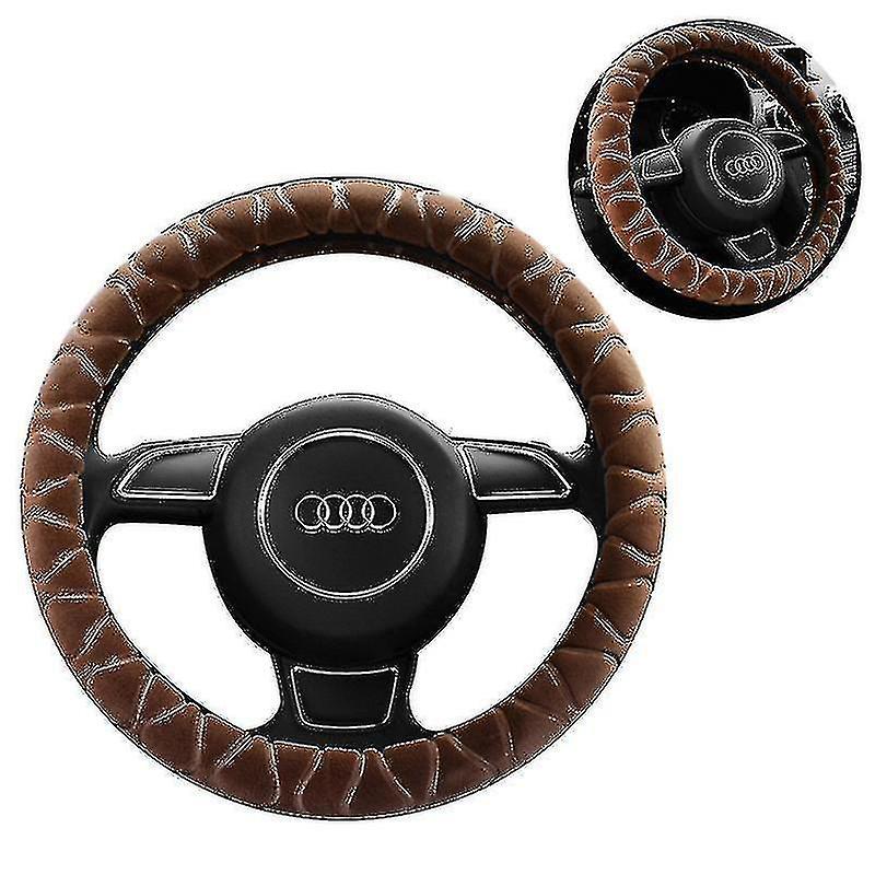 Tianzun Plush Steering Wheel Cover Steering Wheel Case Steering Wheel Covers Car Steering Wheel Parts B