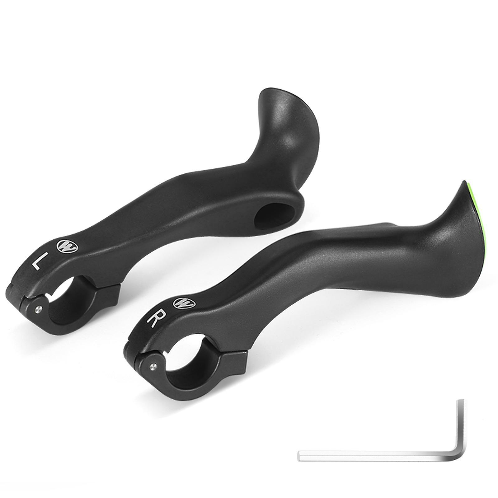 West Biking Bicycle Bar Ends Ergonomic Anti-slip Mtb Mountain Bike Handlebar Ends For 21.8-22.8mm Handlebars