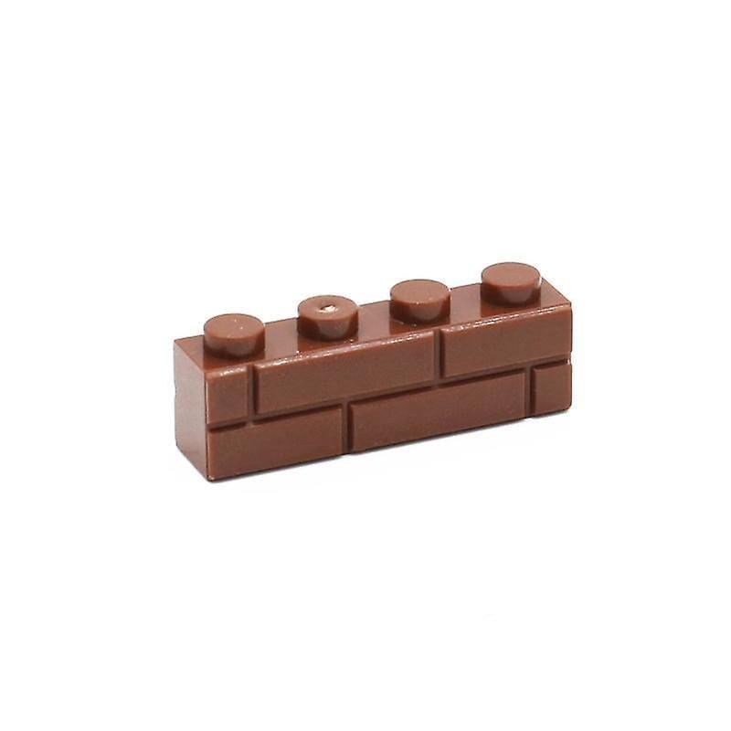 Slowmoose Marumine Moc Bricks - Wall Cube Houses Building Blocks Accessories 100 PCS Red