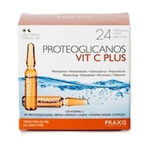 Praxis Proteoglycans vitamin C plus 24 ampoules of 2ml