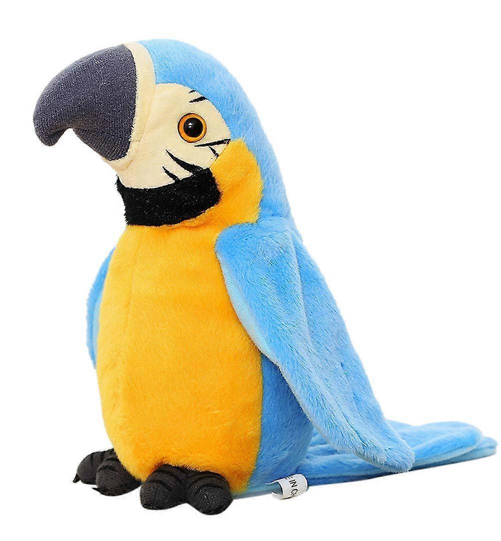 Mintian Talking Parrot Toy Mimicry Speaking Plush Toy Repeat What You Say Electronic Record Toy Stuffed Animal Interactive Sensory Educational Toy ...