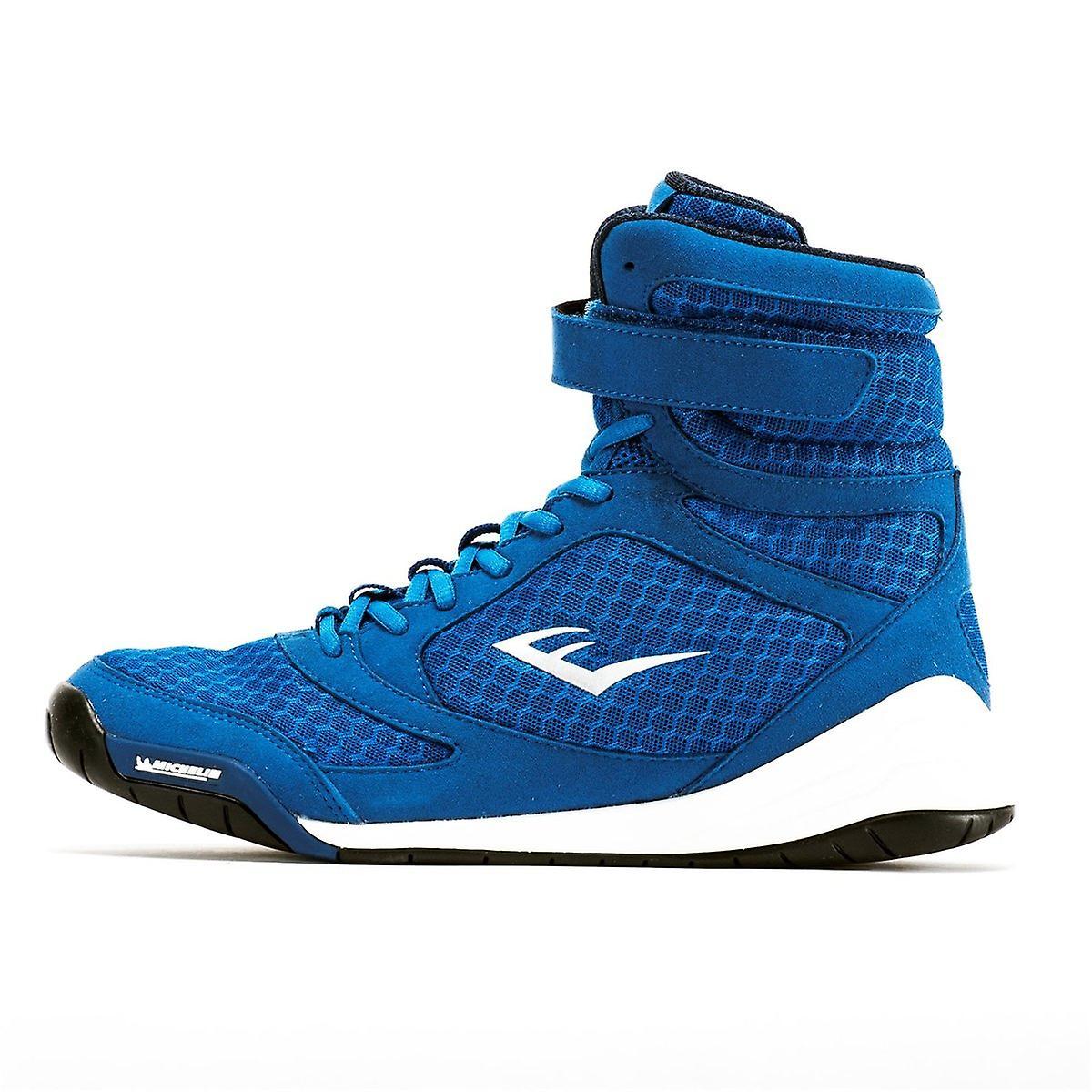 Everlast Pro Elite Mens Boxing Boots Blue UK 8