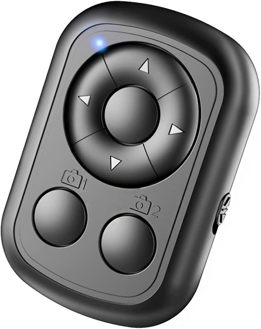 Frusde Tik Tok Bluetooth Remote Control, Tik Tok Scroll Remote Photograph Page Turner, Compatible With Iphone, Android, Ipad Black