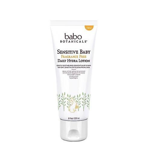 Babo Botanicals Sensitive Baby Daily Hydra Lotion, Fragrance Free, 8 Oz (Pack of 1)