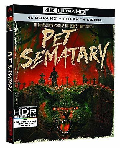 Paramount Pet Sematary (30th Anniversary)  [ULTRA HD BLU-RAY REGION: A USA] With Blu-Ray, 4K Mastering, Anniversary Ed, Digital Copy, Dubbed, Subti...