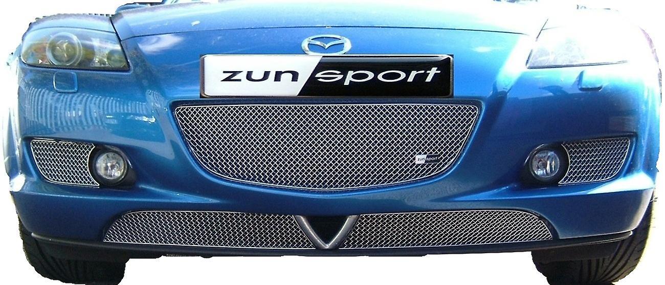 Zunsport Mazda RX8 Full Grille Set  (2004 to 2008) Silver