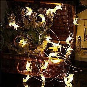 Slowmoose Moon Shape Led String Lighting For Christmas Tree / Wedding Party Decoration 1.5M 10leds