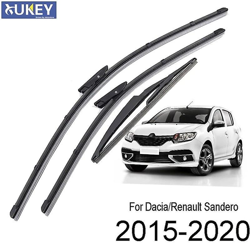 Redkid 3pcs/set Front Rear Windscreen Wiper Blades Set For Dacia Renault Sandero 2019 2018 2017 2016 2015 22"19"11"