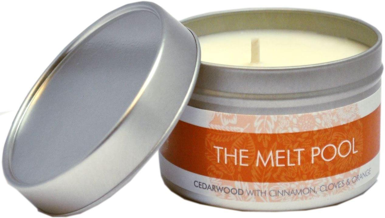 Small Tin Cedarwood with Cinnamon, Clove & Orange by The Melt Pool Natural