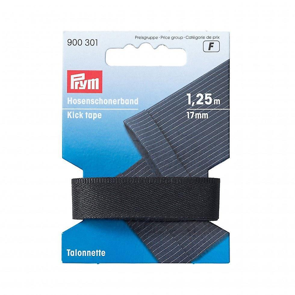 17mm Prym Sew On Kick Tape 1.25m  Dark Grey - each