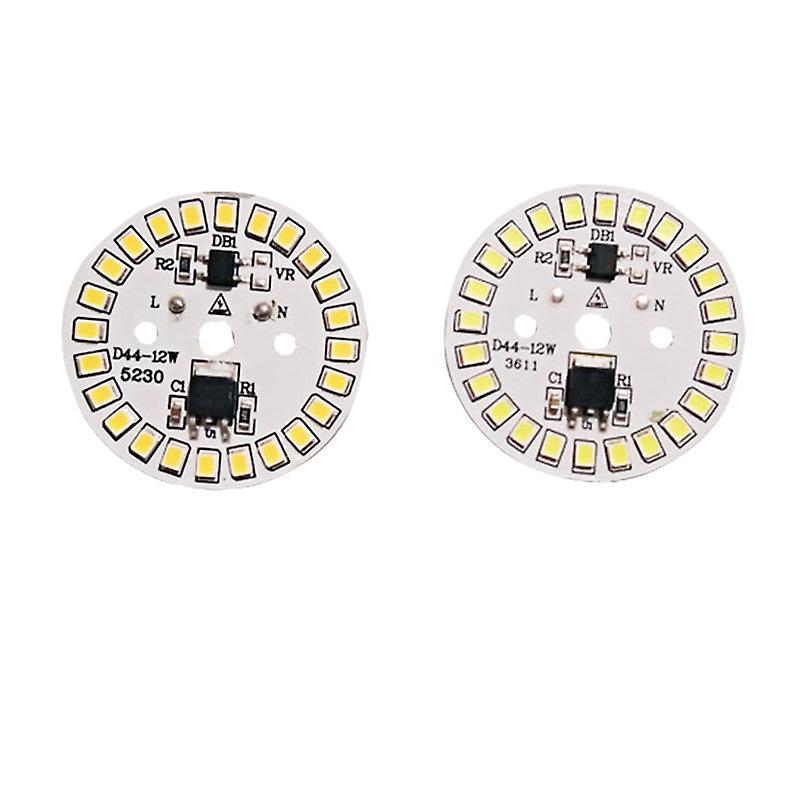 Slowmoose Smd Chip Bulb Lamp, Ac220v Input Smart Ic Led Bean Warm white 3000k 15w / SMD Chip