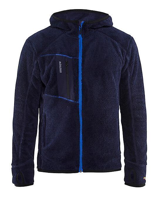 Blaklader 4863 furry pile jacket - mens (48632502) Navy blue/cornflower blue L