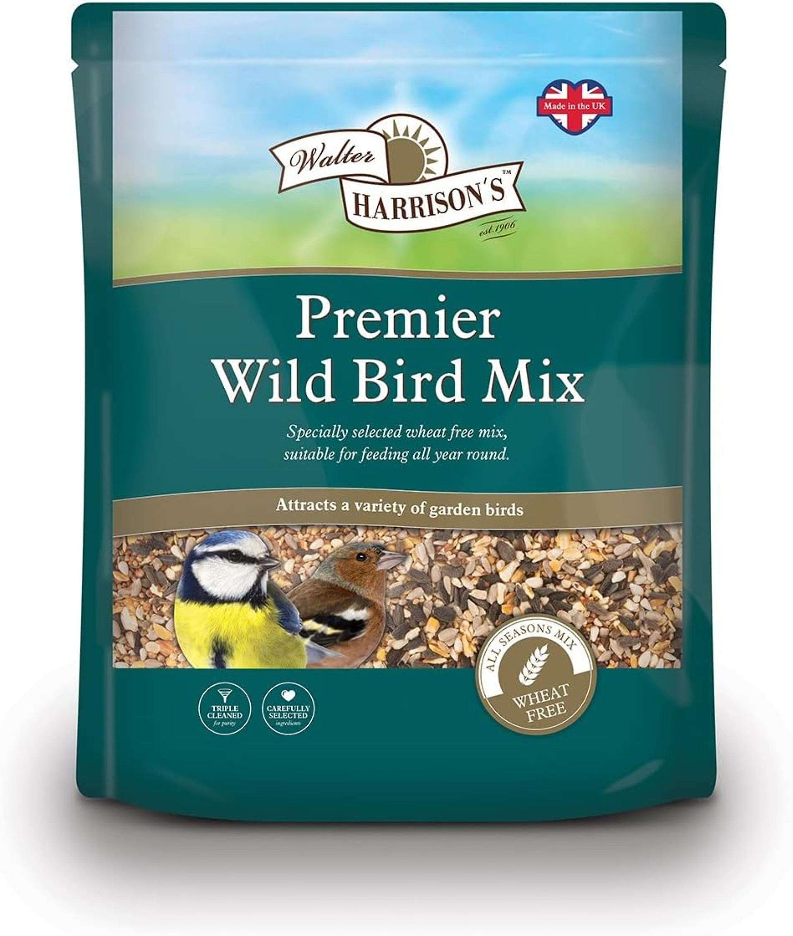 Walter Harrisons Harrisons Premier Wild Bird  Food 4kg Pouch