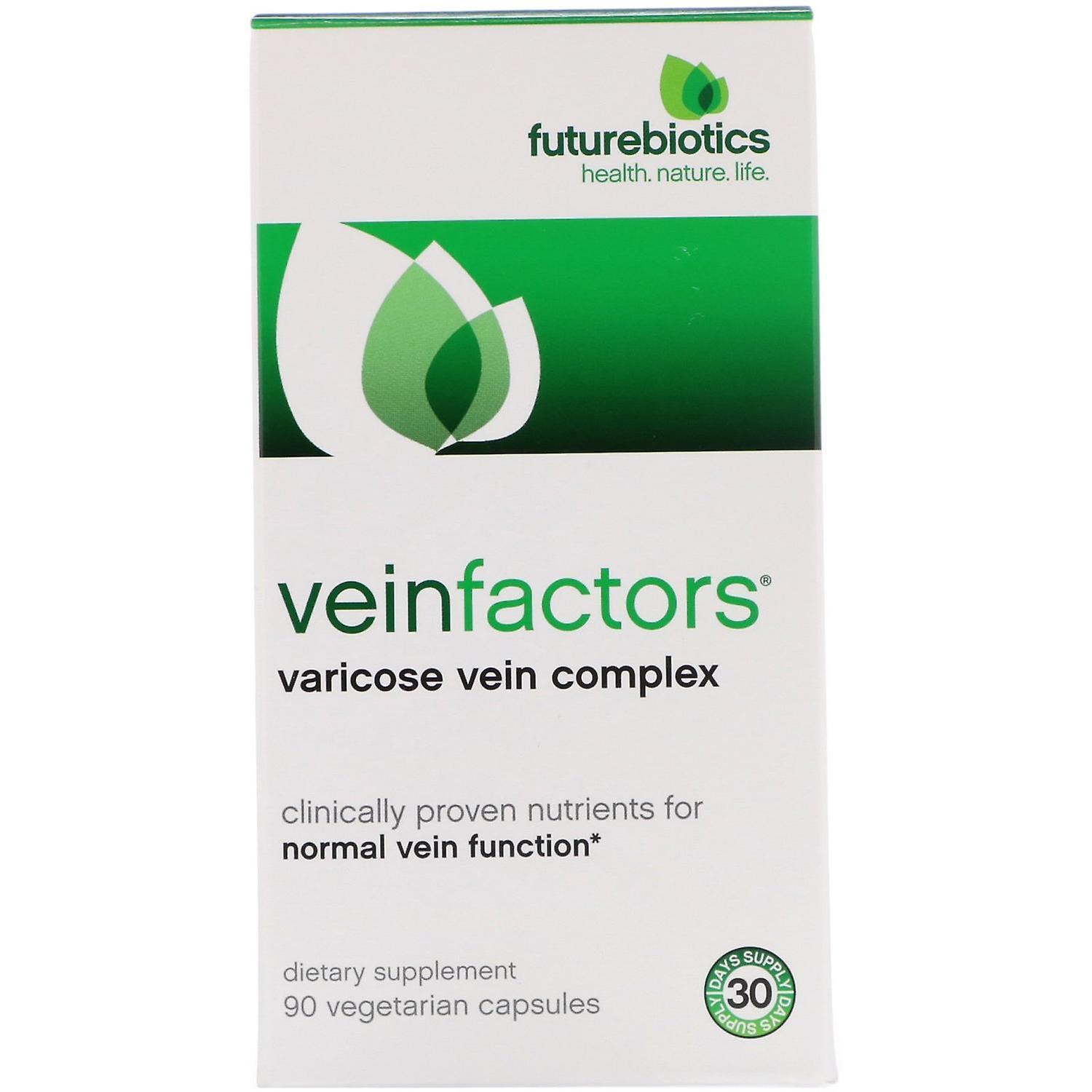 FutureBiotics, VeinFactors, Varicose Vein Complex, 90 Vegetarian Capsules